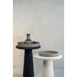 LEATHER TRAY- LIGHT KHA 