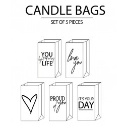 ITS YOUR DAY CANDLE BAGS /SET B ITS YOUR DAY CANDLE BAGS /SET B