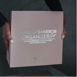 MAKEUP & MIRROR ORGANIZER SET MAKEUP & MIRROR ORGANIZER SET