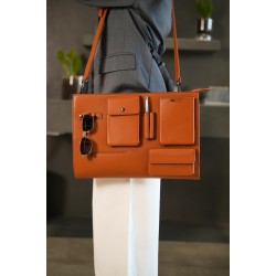 LAPTOP BAG (STYLE I) CAMEL