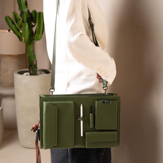 LAPTOP BAG (STYLE II) OLIVE GREEN
