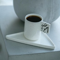 CERAMIC MUG WITH COASTER /ممكن امخمخ CERAMIC MUG WITH COASTER /ممكن امخمخ