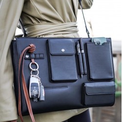 LAPTOP BAG (STYLE I) BLACK  LAPTOP BAG (STYLE I) BLACK