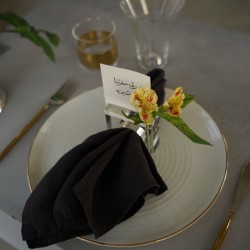 حامل الكرت والمنديل /SET OF 4PCS 