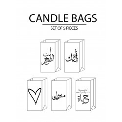 ARABIC CANDLE BAGS /SET A ARABIC CANDLE BAGS /SET A